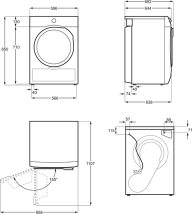 Electrolux kuivausrumpu EW9H869S1 (Valkoinen)