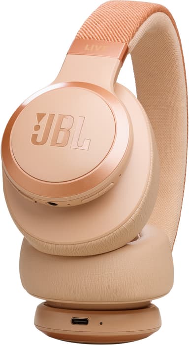 JBL Live 770NC langattomat around-ear kuulokkeet (hiekka)