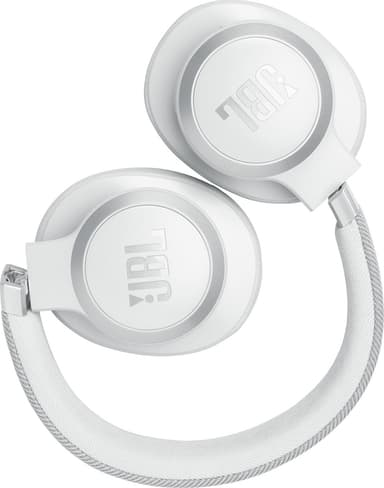 JBL Live 770NC langattomat around-ear kuulokkeet (valkoinen)