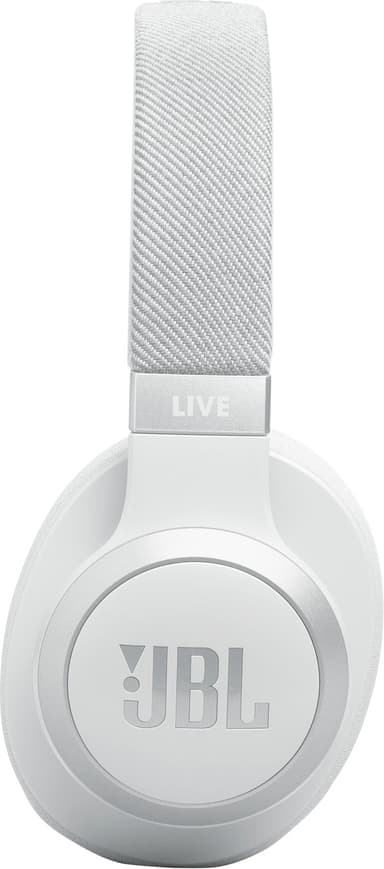 JBL Live 770NC langattomat around-ear kuulokkeet (valkoinen)