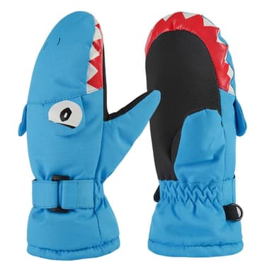 Sarjakuva Lasten Käsineet Hiihtopyöräily Lasten lapaset - Shark/L