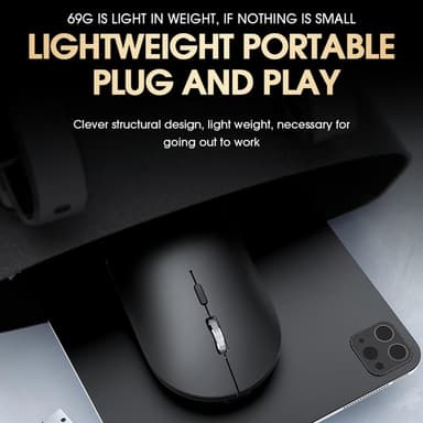 T-WOLF X2 ladattava 2.4G+Bluetooth-langaton hiiri tietokoneelle