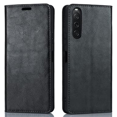 Sony Xperia 10 V Suojakuori Lompakolle - Musta