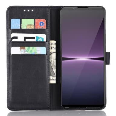 PU-magneettinen lompakon nahkakotelo Sony Xperia 1 V: lle