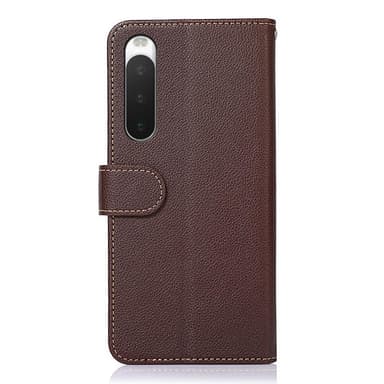 KHAZNEH puhelimen kansi Sony Xperia 10 V - ruskea/sininen