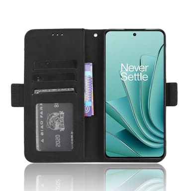 Wallet Stand Flip -puhelinkotelo OnePlus Nord 3 5G: lle - musta