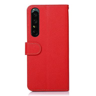 KHAZNEH puhelimen kansi Sony Xperia 1 V - punainen/musta