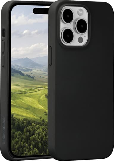 Dbramante1928 Monaco iPhone 15 Pro suojakuori (musta)