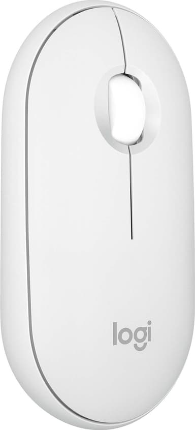 Logitech Pebble Mouse 2 M350s langaton hiiri (valkoinen)