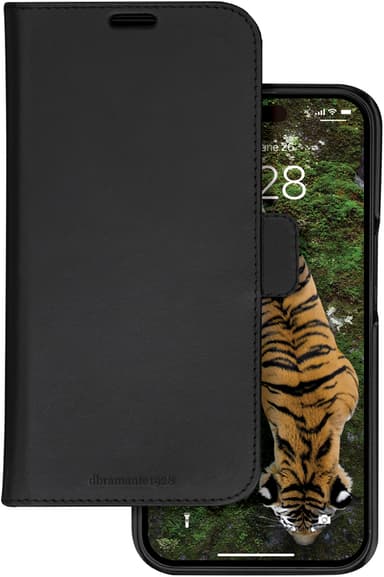 Dbramante1928 Lynge iPhone 15 Pro Max lompakkokotelo (musta)
