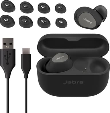 Jabra Elite 10 täysin langattomat in-ear kuulokkeet (titaaninmusta)