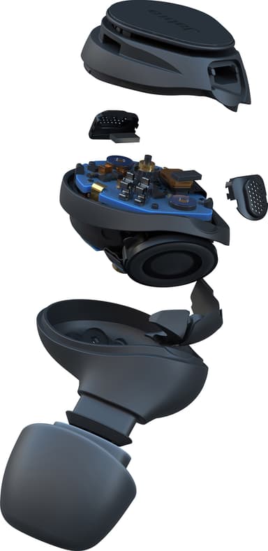 Jabra Elite 10 täysin langattomat in-ear kuulokkeet (kiiltävä musta)