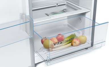 Bosch Serie 4 jääkaappi KSV36VXDP (musta teräs)