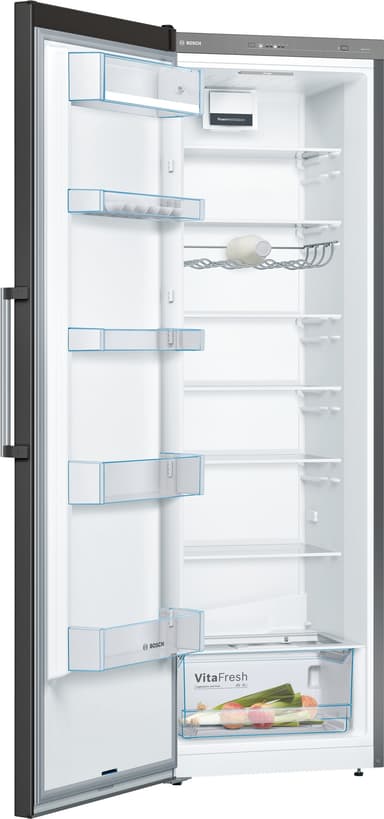 Bosch Serie 4 jääkaappi KSV36VXDP (musta teräs)