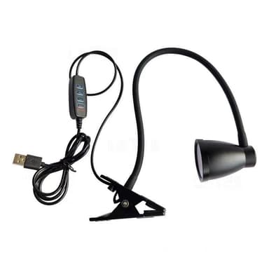 INF Himmennettävä LED-lukulamppu / puristinlamppu 3000-6500K