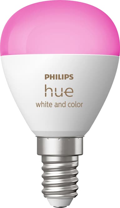 Philips Hue Luster LED lamppu WCA 5,1 W P45 E14