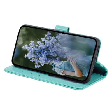 SKALO Sony Xperia 10 V Mandala lompakkokotelo - Turkoosi