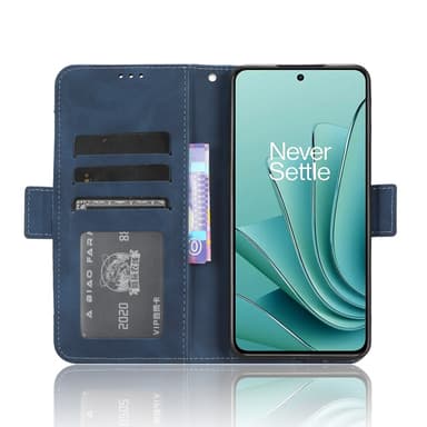 SKALO OnePlus Nord 3 5G / Ace 2V 6-lokeroa Lompakkokotelo - Sininen