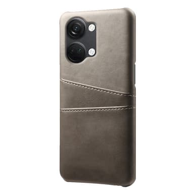 SKALO OnePlus Nord 3 5G / Ace 2V PU-nahkainen Korttikotelo - Harmaa