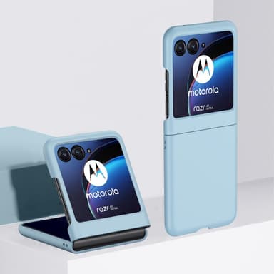 SKALO Motorola Razr 40 Ultra 5G Ultrathin Skin-touch Fold Suojakuori - Turkoosi
