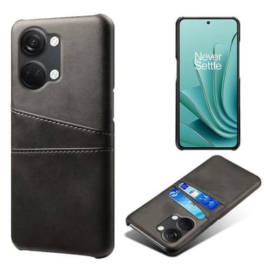 SKALO OnePlus Nord 3 5G / Ace 2V PU-nahkainen Korttikotelo - Musta