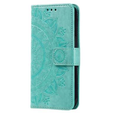 SKALO Sony Xperia 10 V Mandala lompakkokotelo - Turkoosi