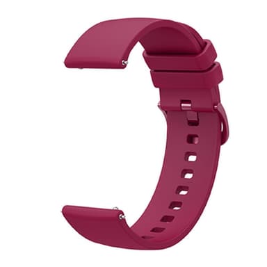 SKALO Silikoniranneke Samsung Watch 5 40mm - Viininpunainen