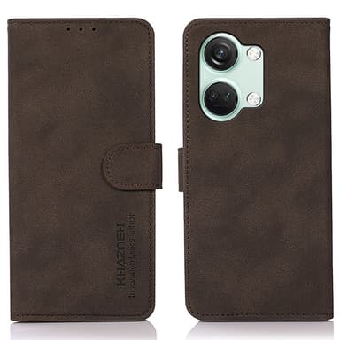 SKALO OnePlus Nord 3 5G / Ace 2V KHAZNEH Lompakkokotelo PU-nahasta - Ruskea
