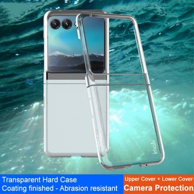 IMAK Motorola Razr 40 Ultra 5G Crystal Case II Pro 2-Delta Suojakuori - Läpinäkyvä