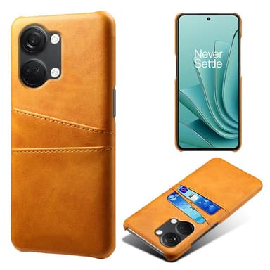 SKALO OnePlus Nord 3 5G / Ace 2V PU-nahkainen Korttikotelo - Vaaleanruskea