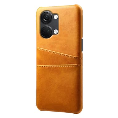 SKALO OnePlus Nord 3 5G / Ace 2V PU-nahkainen Korttikotelo - Vaaleanruskea