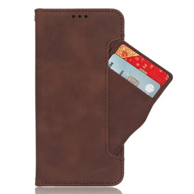 SKALO OnePlus Nord 3 5G / Ace 2V 6-lokeroa Lompakkokotelo - Ruskea