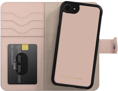 Ideal of Sweden Magnet Wallet+ iPhone SE/8/7 lompakkokotelo (pinkki)