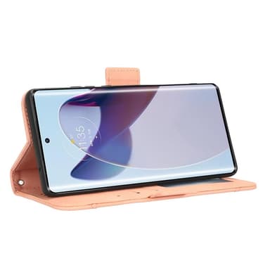 SKALO Motorola Edge 30 Ultra 5G 6-lokeroa Lompakkokotelo - Pinkki