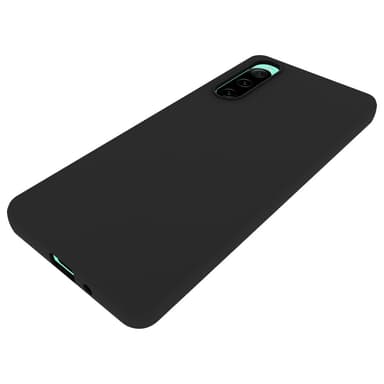 SKALO Sony Xperia 10 V Mattamusta erittäin ohut TPU-suojakuori