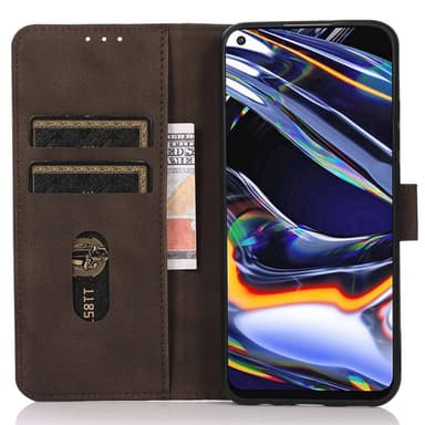 SKALO OnePlus Nord 3 5G / Ace 2V KHAZNEH Lompakkokotelo PU-nahasta - Ruskea