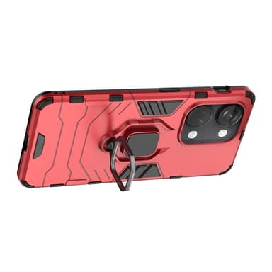 SKALO OnePlus Nord 3 5G / Ace 2V Armor Hybridi metallirengas kuori - Punainen