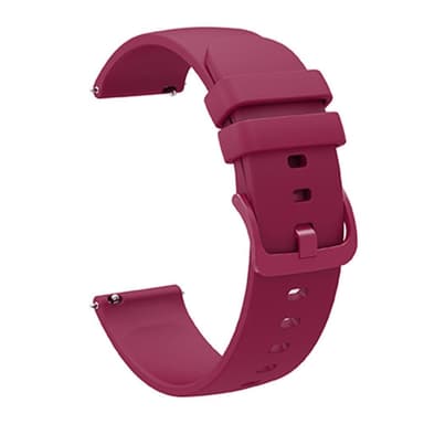 SKALO Silikoniranneke Samsung Watch 5 40mm - Viininpunainen