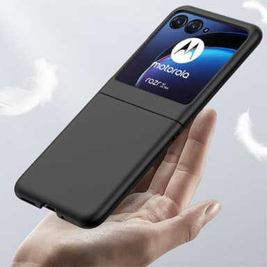 SKALO Motorola Razr 40 Ultra 5G Ultrathin Skin-touch Fold Suojakuori - Tummansininen