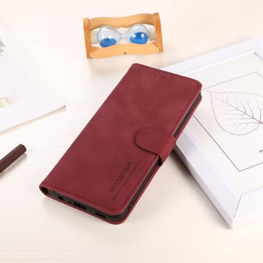 SKALO OnePlus Nord 3 5G / Ace 2V KHAZNEH Lompakkokotelo PU-nahasta - Punainen