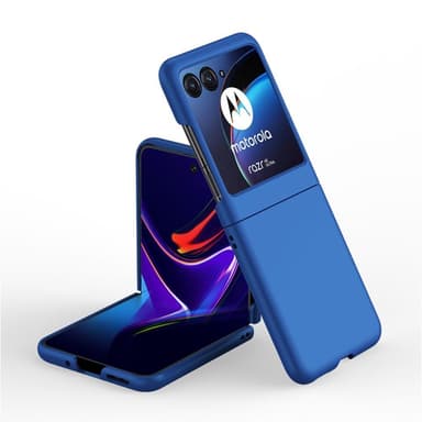 SKALO Motorola Razr 40 Ultra 5G Ultrathin Skin-touch Fold Suojakuori - Tummansininen