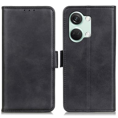 SKALO OnePlus Nord 3 5G / Ace 2V Premium Wallet Lompakkokotelo - Musta