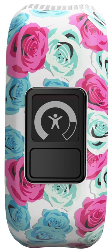 Garmin Vivofit Jr. aktiivisuusranneke (valk/kukkakuvio)