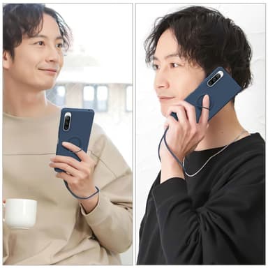 SKALO Sony Xperia 10 V Ultraohut silikonikuori rengas - Pinkki