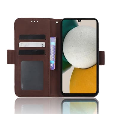 SKALO Samsung A34 5G 6-lokeroa Lompakkokotelo - Ruskea
