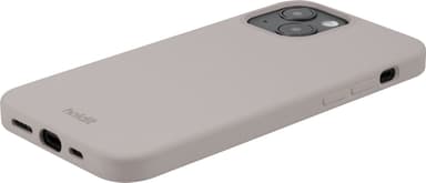 Holdit Silicone iPhone 15 suojakuori (harmaa)