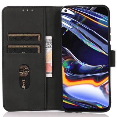 SKALO OnePlus Nord 3 5G / Ace 2V KHAZNEH Lompakkokotelo PU-nahasta - Musta
