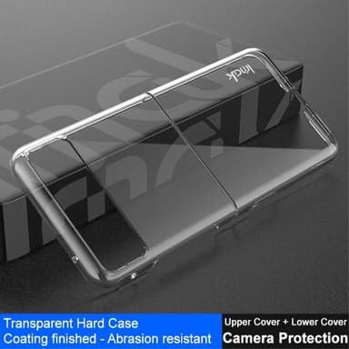 IMAK Motorola Razr 40 5G Crystal Case II Pro 2-Delta Suojakuori - Läpinäkyvä