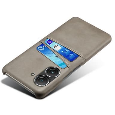 SKALO Asus Zenfone 9 5G PU-nahkainen Korttikotelo - Harmaa