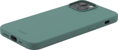 Holdit Silicone iPhone 15 suojakuori (vihreä)